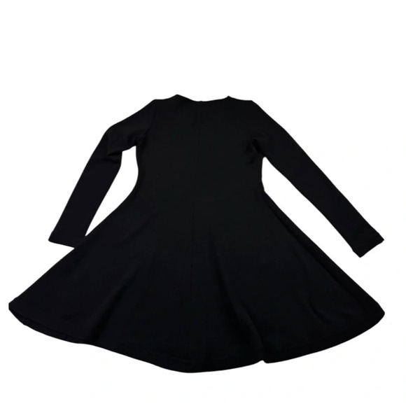 IRO Matvey Black Knit Long Sleeve Mini Wool Blend Dress - Picture 2 of 14